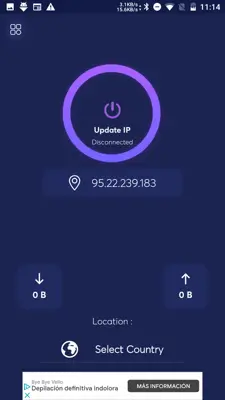 Secure VPN android App screenshot 1